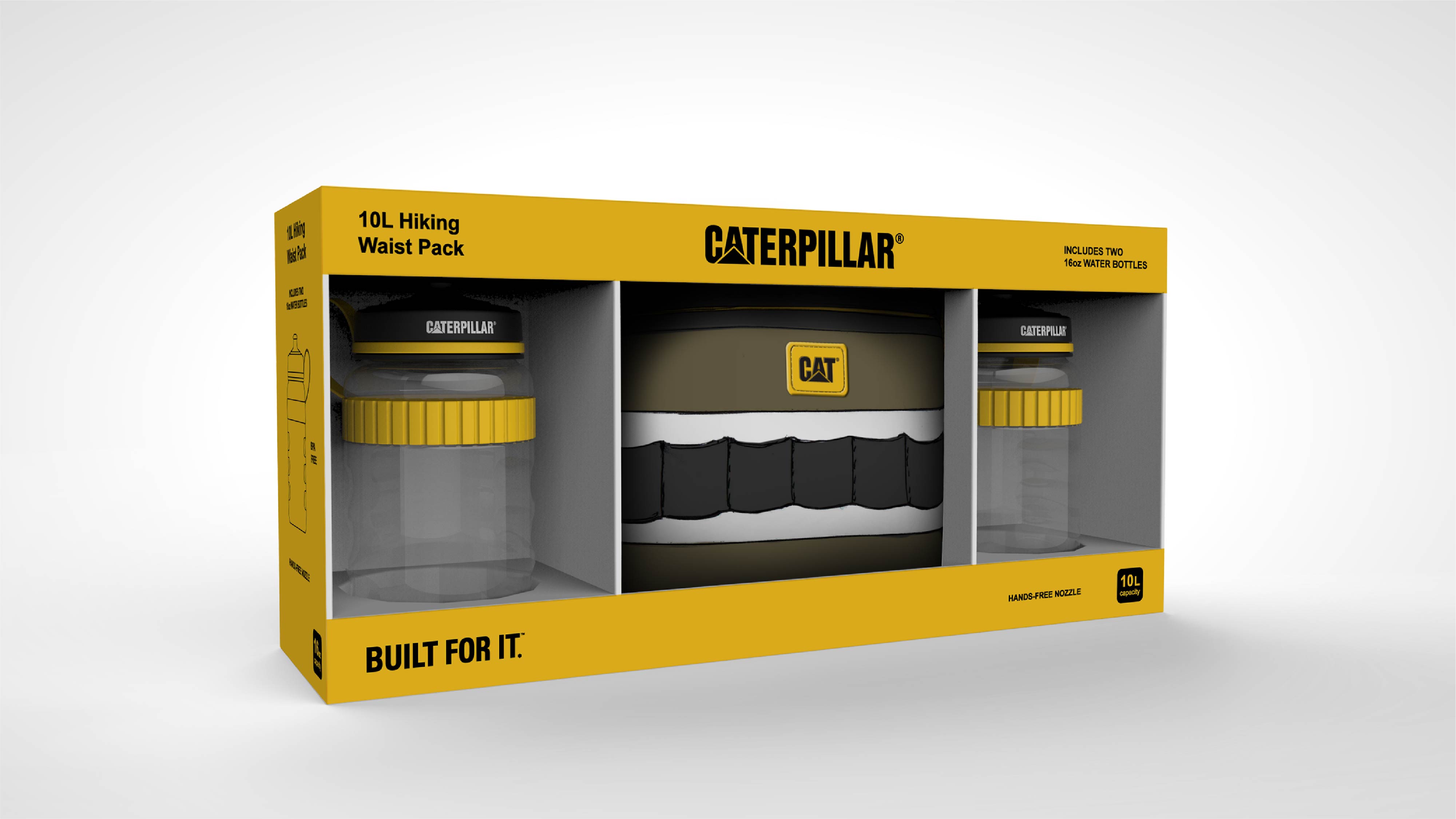 CAT Hiking Water Bottle 3D Design and Rendering by Ryan Savage