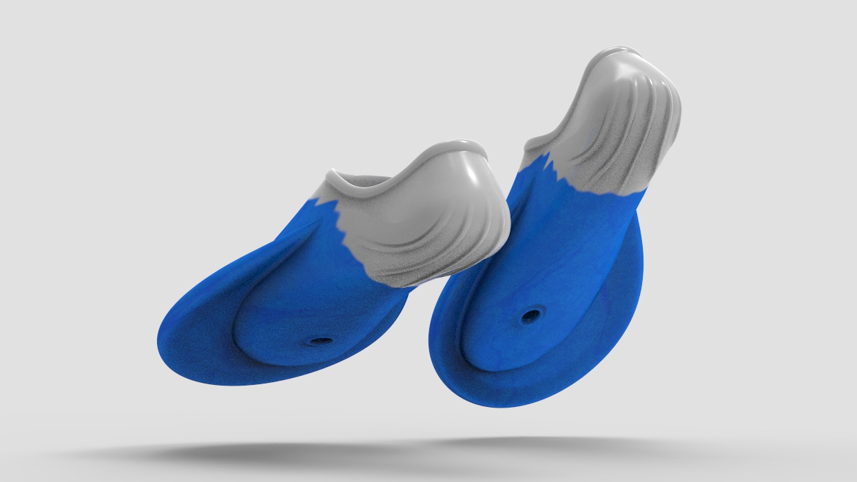 Positive Drive Swim Fin 3d Modeling and Rendering by Ryan Savage